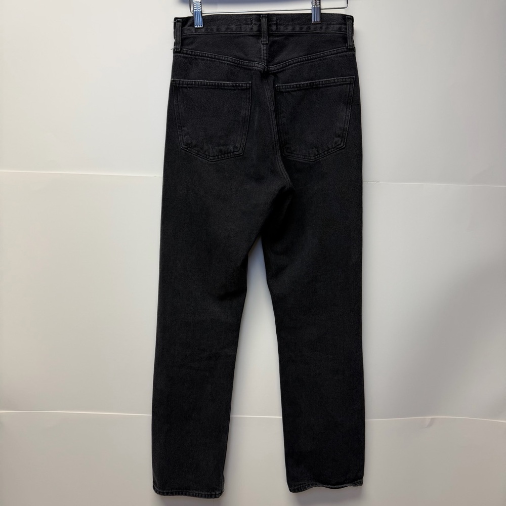 Agolde Distressed Washed Black Jeans size 24 - Picture 2 of 5